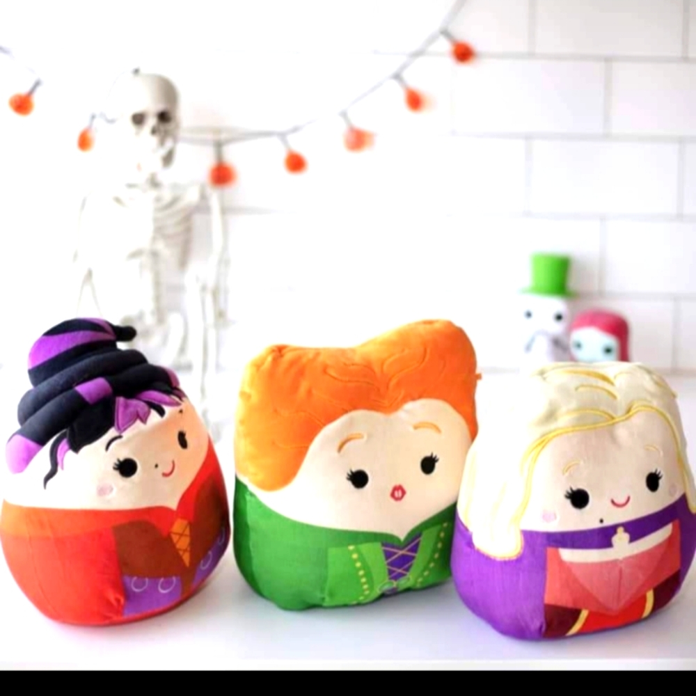Set of 3 Hocus Pocus Squishmallows! New!